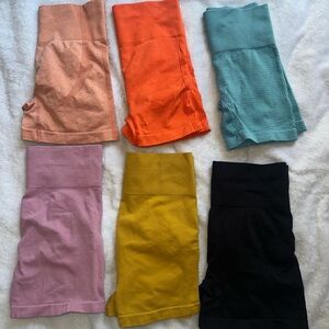 Women’s size small spandex workout shorts bundle